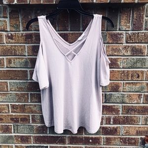 Boutique Cold Shoulder Top